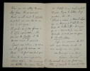 Victorin de JONCI&Egrave;RES - Lettre autographe sign&eacute;e &agrave; Louis GALLET. Victorin de Jonci&egrave;res