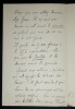 Victorin de JONCI&Egrave;RES - Lettre autographe sign&eacute;e &agrave; Louis GALLET. Victorin de Jonci&egrave;res
