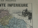 Lithographie couleur, La Charente Inf&eacute;rieure, dress&eacute; Vuillemin, Grav&eacute; ALES, 1876. Vuillemin ; ALES (graveur)