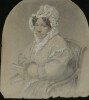Dessin d'une "femme" sur un fauteuil.. 