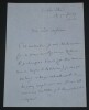 Fernand GREGH, Po&egrave;te - LETTRE AUTOGRAPHE SIGN&Eacute;E DE 2 PAGES. Fernand GREGH