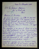 BENTIVOGLIO Gaetano - LETTRE AUTOGRAPHE SIGN&Eacute;E DE 4 PAGES, 1928. Gaetano Bentivoglio