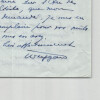 G&eacute;n&eacute;ral Maxime WEYGAND - Lettre autographe sign&eacute;e - Paris - 1960. G&eacute;n&eacute;ral Maxime WEYGAND