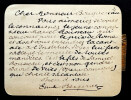 Emile BERGERAT - CARTE-LETTRE AUTOGRAPHE SIGN&Eacute;E. Emile BERGERAT