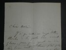 (Comte) Alfred DE FALLOUX - LETTRE AUTOGRAPHE SIGN&Eacute;E &Agrave; Marie DE FALLOUX, 1863. Alfred DE FALLOUX