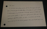 Louis MARTIN-CHAUFFIER, Journaliste - CARTE LETTRE AUTOGRAPHE SIGN&Eacute;E. Louis MARTIN-CHAUFFIER