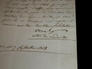 Etienne ARNAL - LETTRE AUTOGRAPHE SIGN&Eacute;E, Paris, 1843. Etienne Arnal