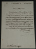 JB Charles BAUROT - BELLE LETTRE AUTOGRAPHE SIGN&Eacute;E de condol&eacute;ances, 1843. Jean-Baptiste Charles BAUROT