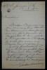 MARIE Gabriel - LETTRE AUTOGRAPHE SIGN&Eacute;E 1892. Gabriel Marie
