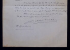 Wilfrid LUCAS - LETTRE AUTOGRAPHE SIGN&Eacute;E &Agrave; Michel DE SAINT-PIERRE, 1962. Wilfrid LUCAS