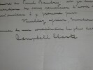 CLARKE Campbell - LETTRE AUTOGRAPHE SIGNEE, PARIS DAILY TELEGRAPH 1886. Campbell Clarke