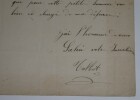 TALBOT Charles Marie - LETTRE AUTOGRAPHE SIGN&Eacute;E, MAISON D'ARR&Ecirc;T DE POITIERS 1861. Charles Marie Talbot