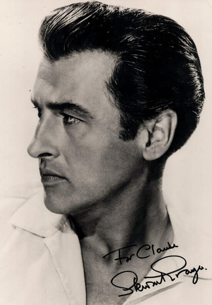 Stewart GRANGER autographe - PHOTOGRAPHIES TAPUSCRIT REVUE SIGN&Eacute;S ET D&Eacute;DICAC&Eacute;S. Stewart GRANGER