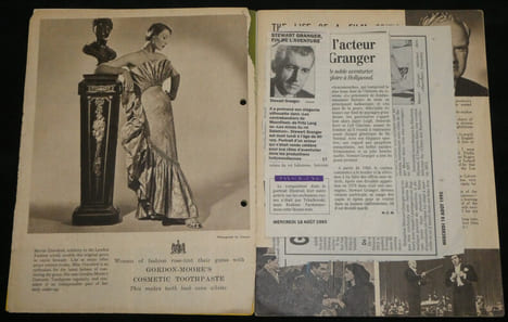 Stewart GRANGER autographe - PHOTOGRAPHIES TAPUSCRIT REVUE SIGNÉS ET DÉDICACÉS. Stewart GRANGER