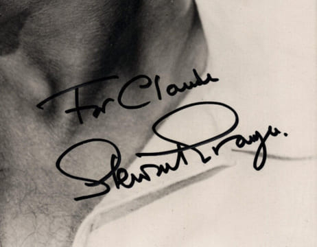 Stewart GRANGER autographe - PHOTOGRAPHIES TAPUSCRIT REVUE SIGNÉS ET DÉDICACÉS. Stewart GRANGER