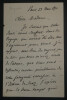 Fran&ccedil;ois-Auguste-Marie MIGNET - LETTRE AUTOGRAPHE SIGN&Eacute;E Paris 1870 3 pages. Fran&ccedil;ois-Auguste-Marie MIGNET