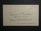 Eug&egrave;ne D'EICHTHAL - Carte de Visite, &Eacute;conomiste fran&ccedil;ais. Eug&egrave;ne d'Eichthal
