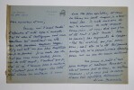 DECOURCELLE Pierre - LETTRE AUTOGRAPHE SIGN&Eacute;E, VILLENNES, SEINE ET OISE 1900. Pierre Decourcelle