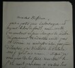 &Eacute;mile Marco de SAINT-HILAIRE, &Eacute;crivain - LETTRE AUTOGRAPHE SIGN&Eacute;E, 1849, Paris. &Eacute;mile Marco de SAINT-HILAIRE