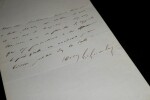 LETTRE AUTOGRAPHE SIGN&Eacute;E , PARIS. DE GIRARDIN Emile