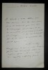 DE GIRARDIN Emile - LETTRE AUTOGRAPHE SIGN&Eacute;E , PARIS. Emile de Girardin