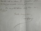 CAPEFIGUE Jean-Baptiste - LETTRE AUTOGRAPHE SIGNEE MARSEILLE JOURNALISTE. Jean-Baptiste Capefigue