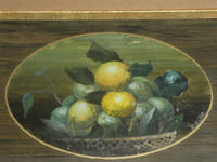 2 huiles nature mortes, corbeilles de fruits signé : A. BOILLE