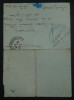 G&eacute;n&eacute;ral SCHILLEMANS - Lettre autographe sign&eacute;e au Caporal Drain 1917 Saint-Brieuc. G&eacute;n&eacute;ral SCHILLEMANS