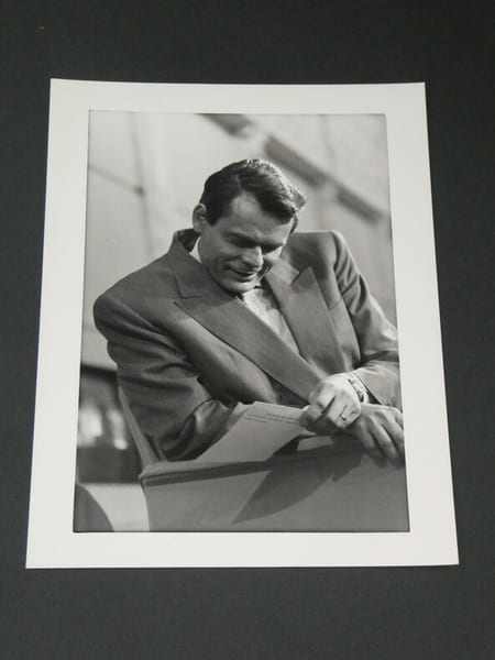 Photographie noir et Blanc d'&eacute;poque ann&eacute;es 70 AFP Michel Noir de J ROBINE. J. Robine