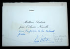 Pierre ESTEVA - CARTE DE VOEUX AUTOGRAPHE SIGN&Eacute;E. Pierre ESTEVA