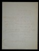 LETTRE AUTOGRAPHE SIGN&Eacute;E, SOLF&Egrave;GE, 1889. Jean-Baptiste Weckerlin
