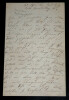 IDA VON REINSBERG-D&Uuml;RINGSFELD LETTRE AUTOGRAPHE SIGNEE DATEE DE 1862. Ida von Reinsberg-D&uuml;ringsfeld
