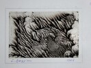 MASSIE Georges - AQUARELLE ORIGINALE D&Eacute;DICACE &Agrave; MARCELLE MAUGUIN, 1968. Georges Massi&eacute;