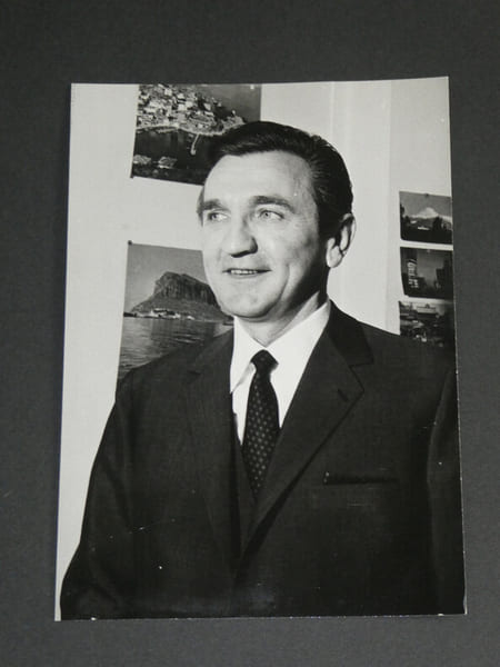 Photographie noir et Blanc ann&eacute;es 70/80 O.R.T.F Roger Couderc. Roger Couderc