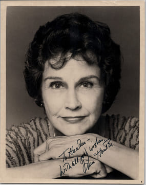 Kim Hunter - Grande Photographie avec dédicace autographe originale signée. Kim Hunter