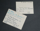 Madame Le BEC - CARTE DE VISITE AUTOGRAPHE SIGN&Eacute;E &Agrave; Marko RISTIĆ et son &eacute;pouse. Madame Jean LE BEC