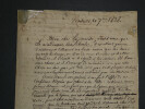 Antony B&Eacute;RAUD - Lettre autographe sign&eacute;e, critique Charles POTIER, 4 pages, 1838. Antony B&Eacute;RAUD