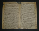 Antony B&Eacute;RAUD - Lettre autographe sign&eacute;e, critique Charles POTIER, 4 pages, 1838. Antony B&Eacute;RAUD