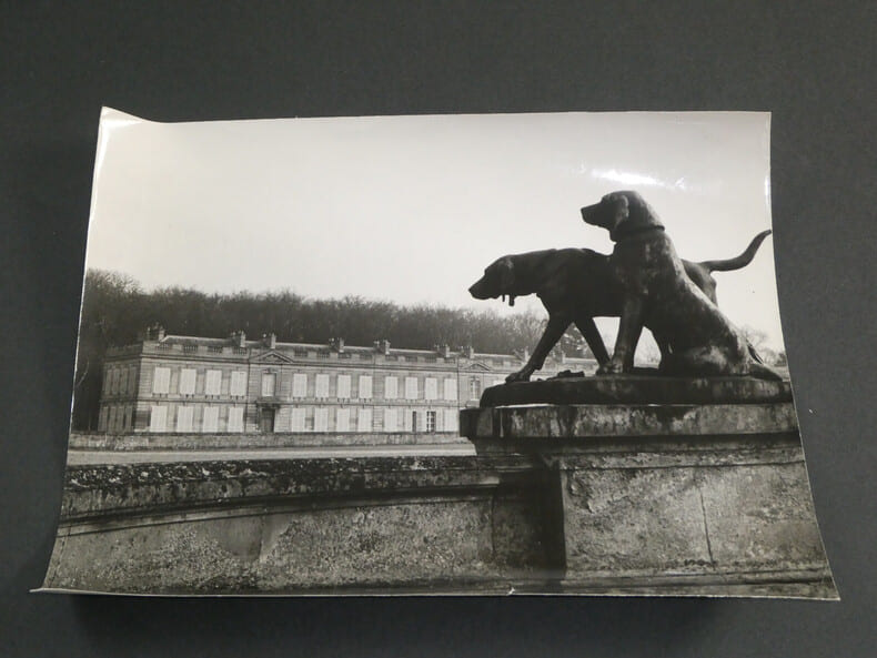 Photographie noir et Blanc ann&eacute;es 70/80 LYNX photo Almasy CHATEAU DE CHANTILLY. Almasy