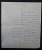 IGLESIS Roger - LETTRE AUTOGRAPHE SIGN&Eacute;E, SUPERBOLQUERE, PYR&Eacute;N&Eacute;ES 1935. Roger Igl&eacute;sis