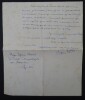 IGLESIS Roger - LETTRE AUTOGRAPHE SIGN&Eacute;E, SUPERBOLQUERE, PYR&Eacute;N&Eacute;ES 1935. Roger Igl&eacute;sis