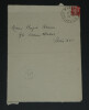 Edmond HARAUCOURT, Po&egrave;te - LETTRE AUTOGRAPHE SIGN&Eacute;E &Agrave; Roger BRAUN, 1937, Paris. Edmond HARAUCOURT
