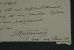Edmond HARAUCOURT, Po&egrave;te - LETTRE AUTOGRAPHE SIGN&Eacute;E &Agrave; Roger BRAUN, 1937, Paris. Edmond HARAUCOURT