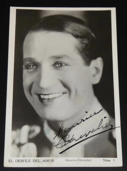 CHEVALIER Maurice - CARTE POSTALE AUTOGRAPHE SIGNEE ESPAGNE 1929. CHEVALIER Maurice