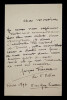 Jacques FENOUX, Acteur fran&ccedil;ais - LETTRE AUTOGRAPHE SIGN&Eacute;E, 1894. Jacques FENOUX