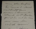 ROYER Henri - CARTE LETTRE AUTOGRAPHE SIGN&Eacute;E, PARIS 1914. Henri Royer