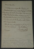 BONAVENTURE DE ROQUEFORT - LETTRE AUTOGRAPHE SIGN&Eacute;E, recommandation &agrave; Rennes. Jean-Baptiste BONAVENTURE DE ROQUEFORT