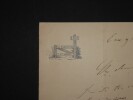 LEROY BEAULIEU Anatole - Lettre autographe sign&eacute;e, Etuf, Haute Marne, Dancevoir. Anatole Leroy-Beaulieu