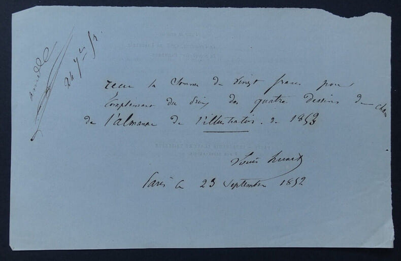 Louis Adrien HUART, Journaliste - LETTRE AUTOGRAPHE SIGN&Eacute;E, 1852. Louis Adrien HUART