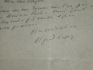 CAPUS Alfred Connu aussi sous Canalis et Graindorge - LETTRE AUTOGRAPHE SIGN&Eacute;E. Alfred Capus